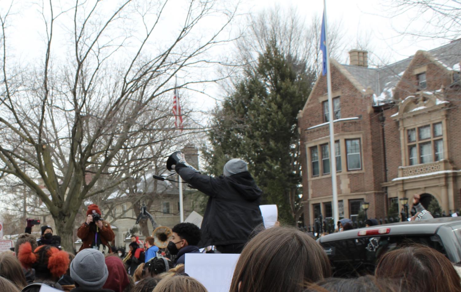 Students Gather at Central High School to Protest Killing of Amir Locke