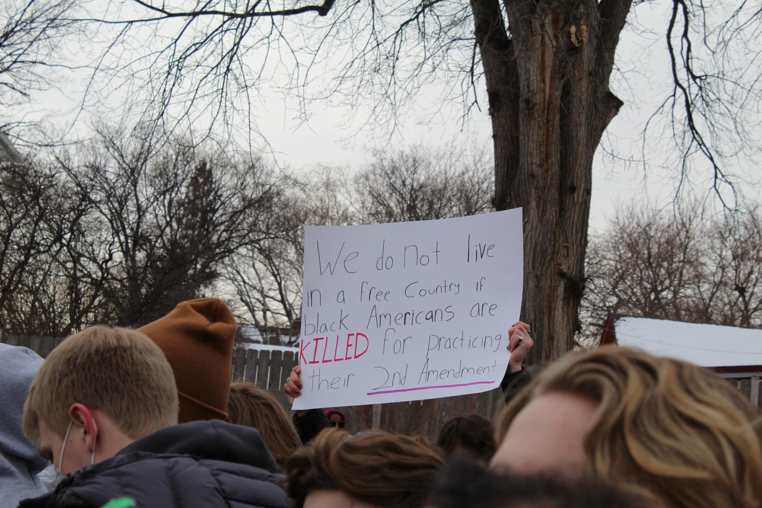 Students Gather at Central High School to Protest Killing of Amir Locke