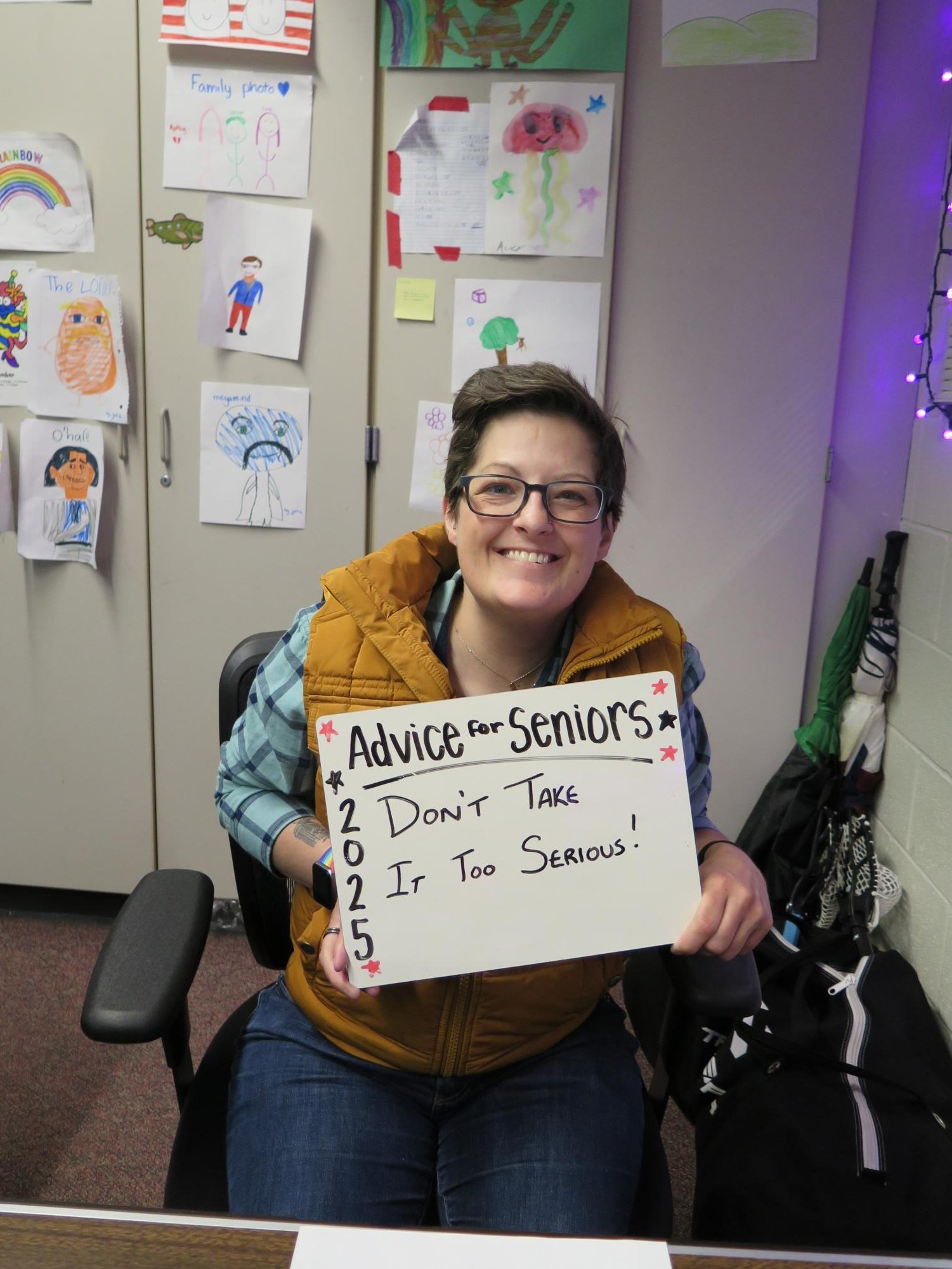 RAHS Staff Give 2025 Seniors Advice
