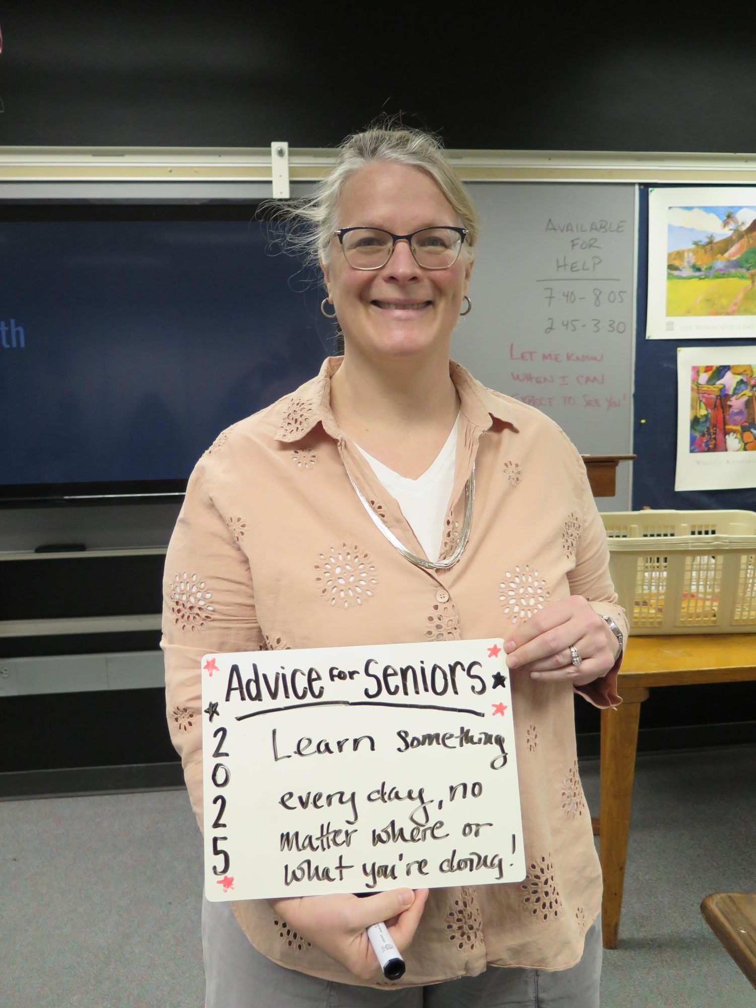 RAHS Staff Give 2025 Seniors Advice