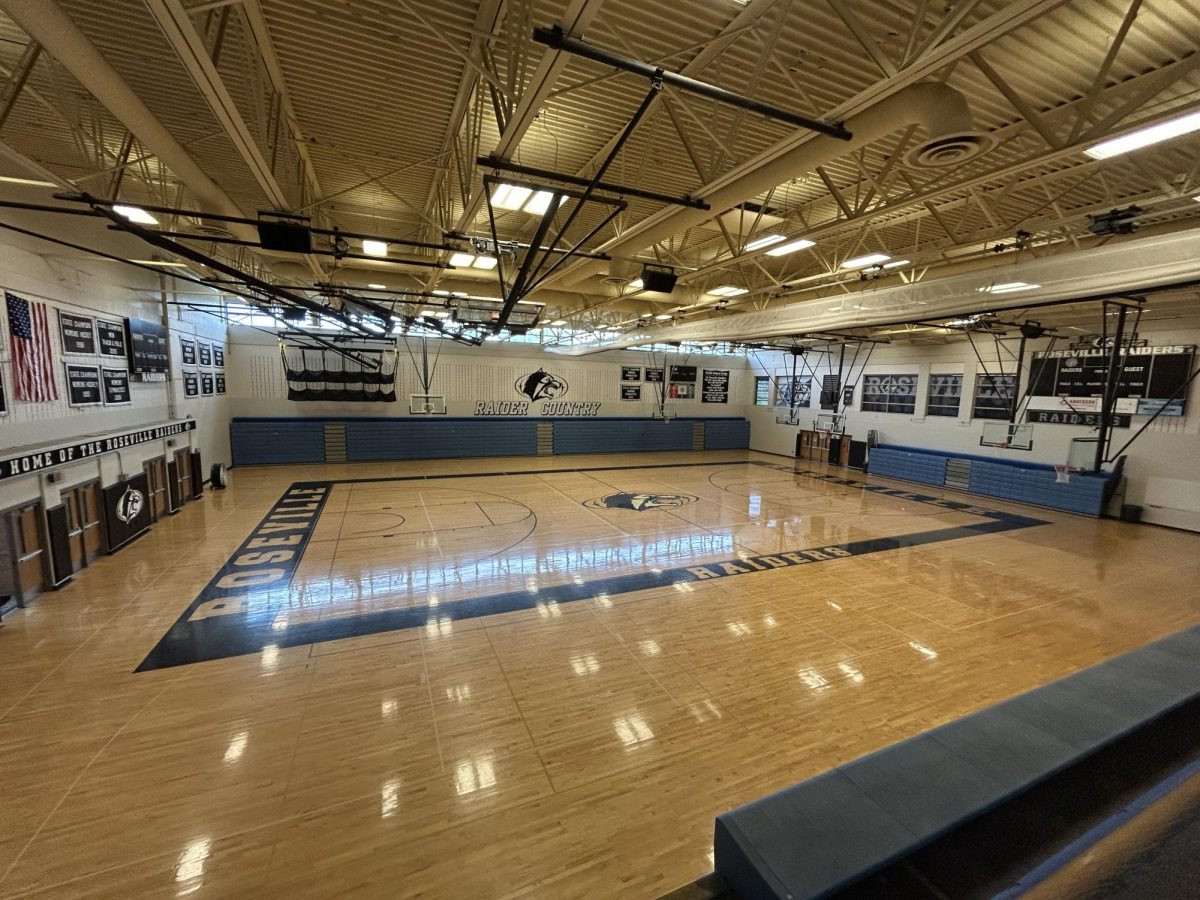 RAHS lower gym where gym classes are held.